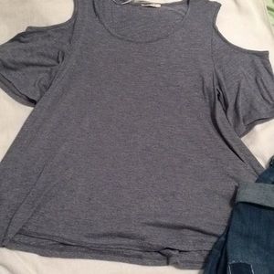 Style & Co Cold Shoulder Swing Top - M